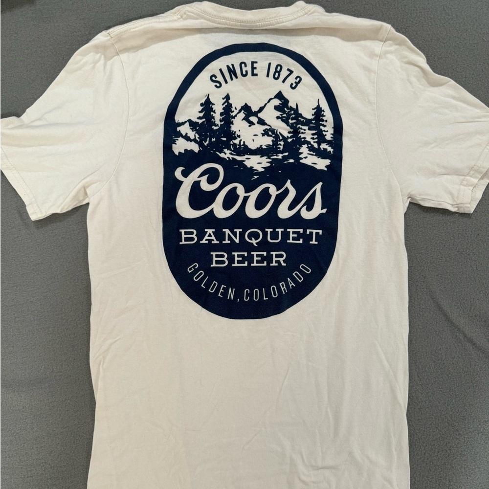 Coors Banquet Golden Colorado Since 1873 T-Shirt-Small